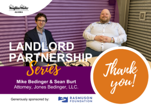 Thank you post for Mike Bedinger and Sean Burt