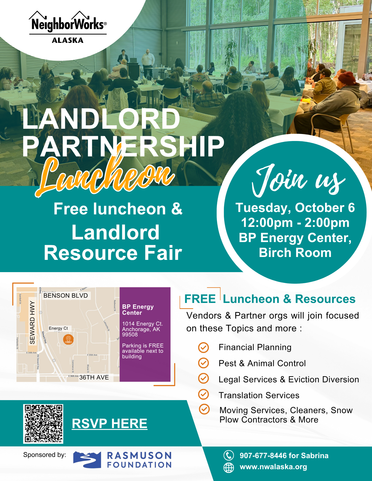 NWAK Supportive Housing Landlord Partnership Luncheon flier, October 2026