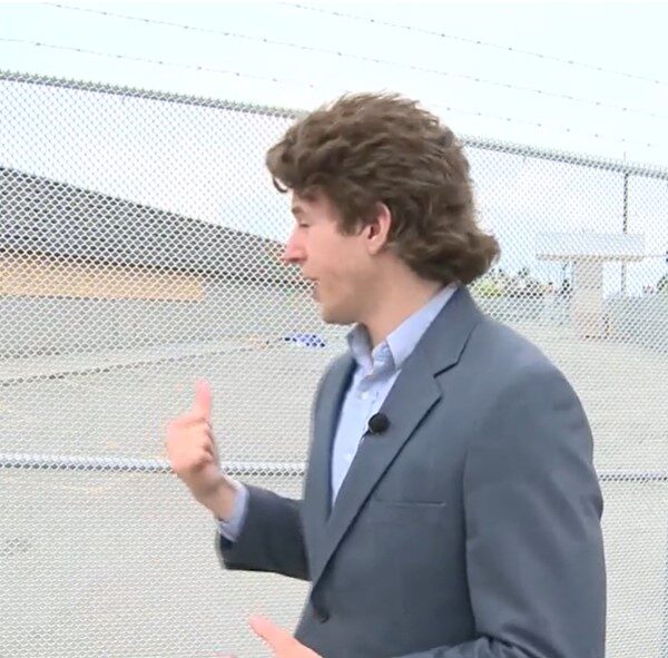 Alaska News Source in front of the closed Carrs grocery store in Fairview
