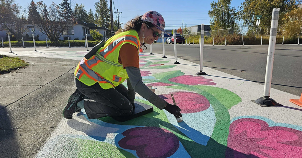 Hyder Street and 12th Avenue mural in Fairview, 2026