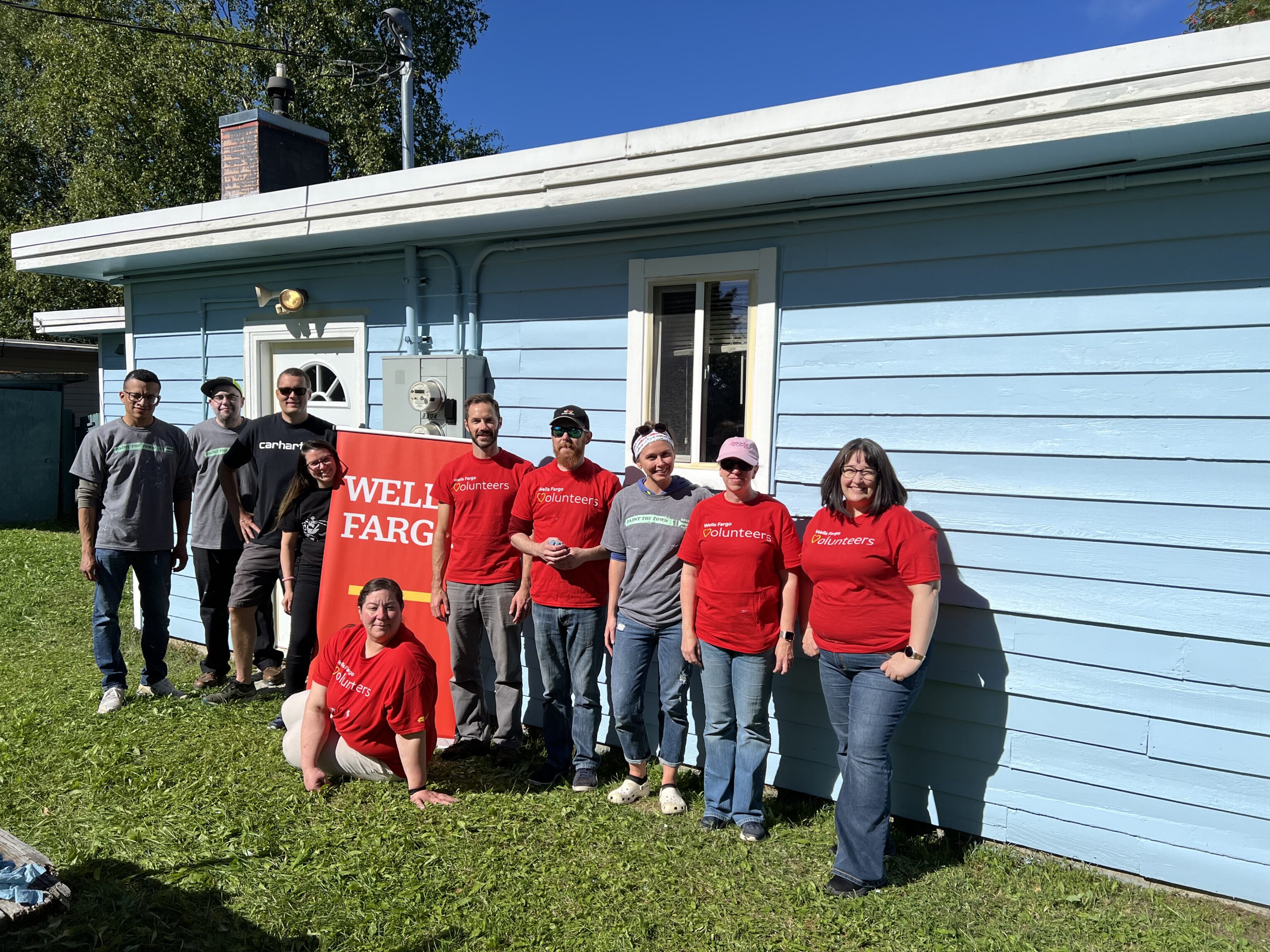 Wells Fargo Paint the Town group photo 2025