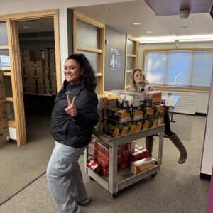 Supportive Housing food distribution