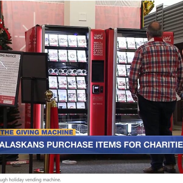 KTUU story on the Alaska Giving Machine