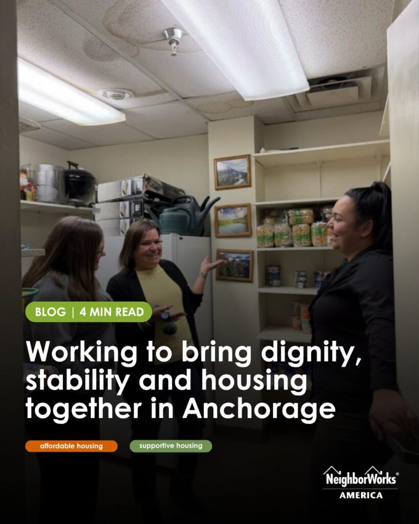 NeighborWorks America visit to Alaska at the Adelaide Apartments